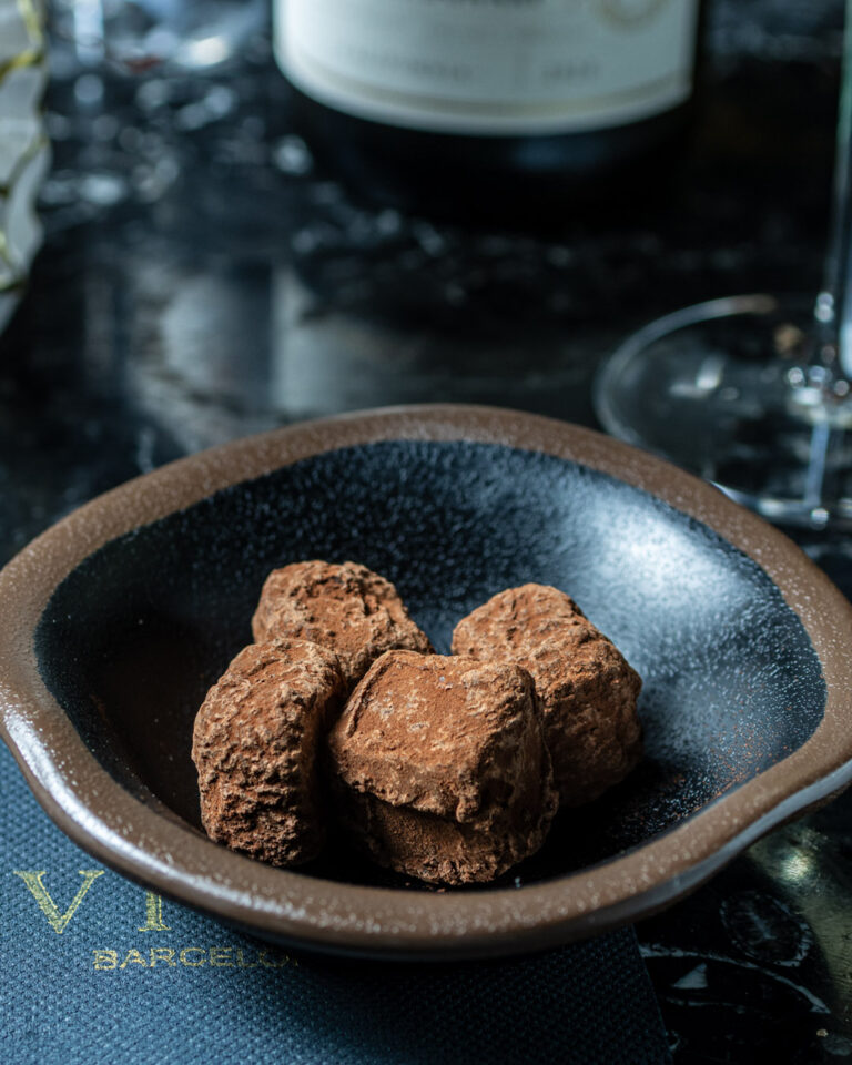 Trufa casera de chocolate negro 
| 10€