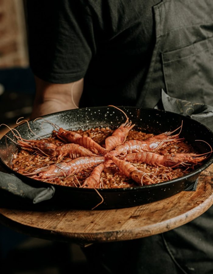 Paella de gambas