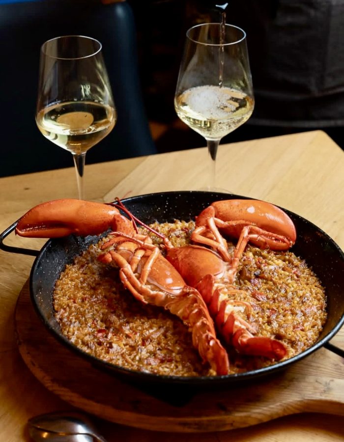 Paella de bogavante