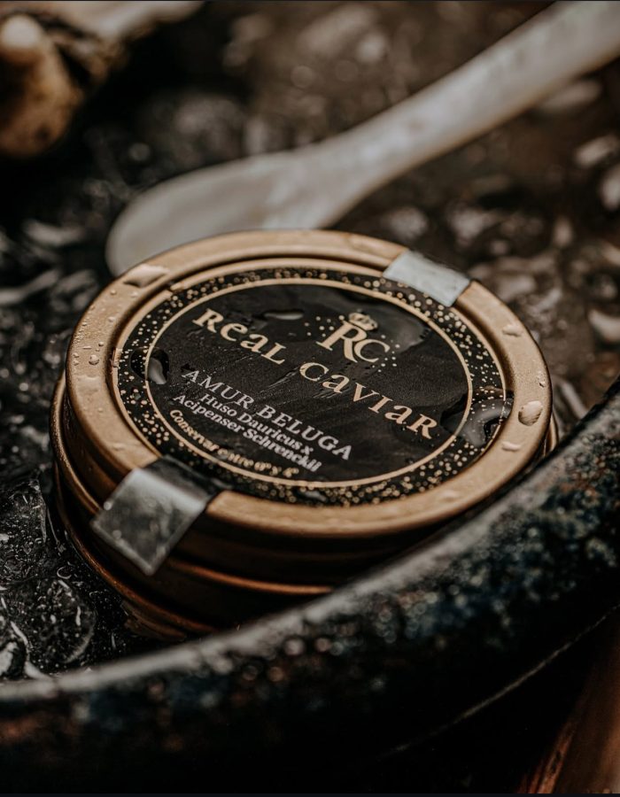 Lata de caviar Amur Beluga